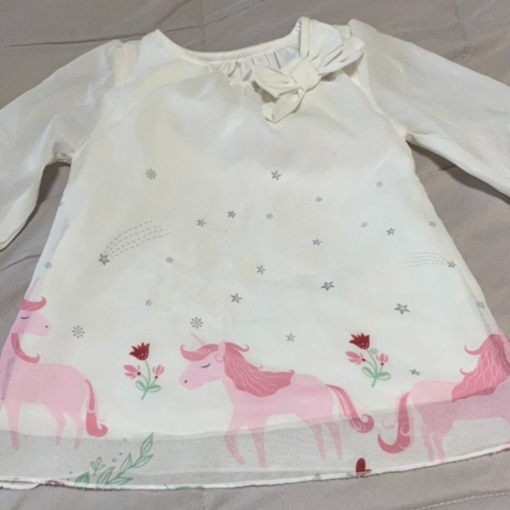 Rene' Rofe Unicorn Dress 6-9m